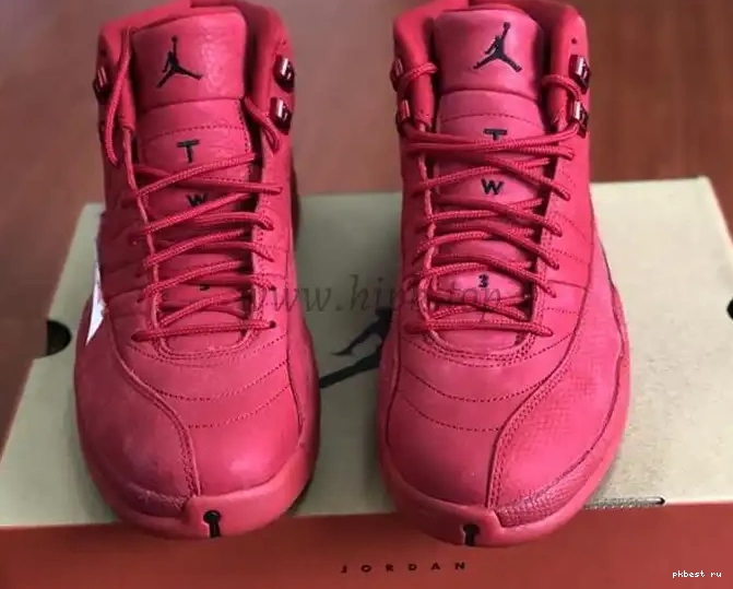 God PK Air 12 “Bulls”retail Jordan leather 0501